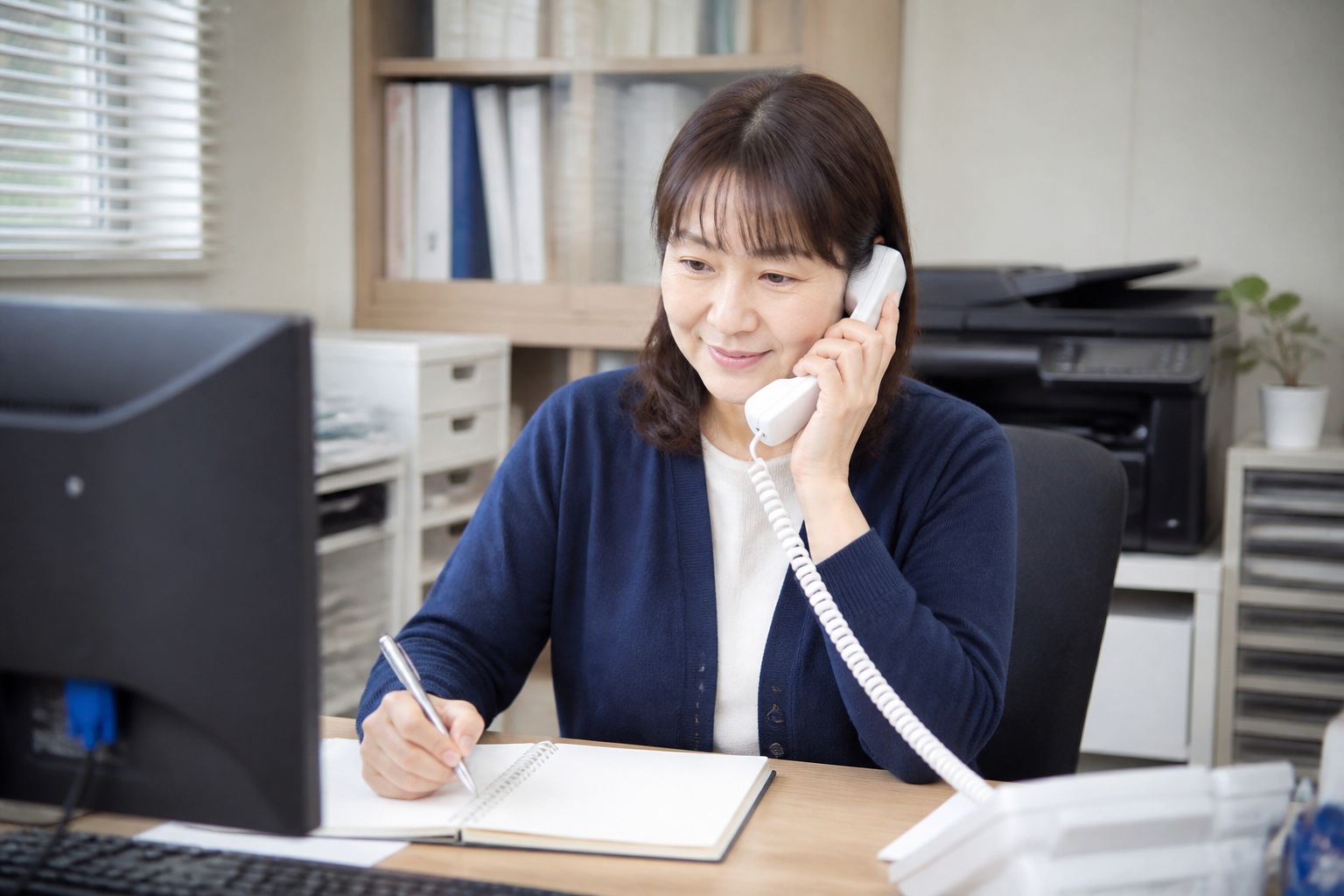 電話やフォームで相談を受ける